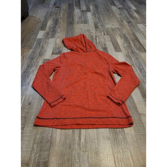 Silverwear medium womens vneck static orange hooded sweater - Picture 2 of 8